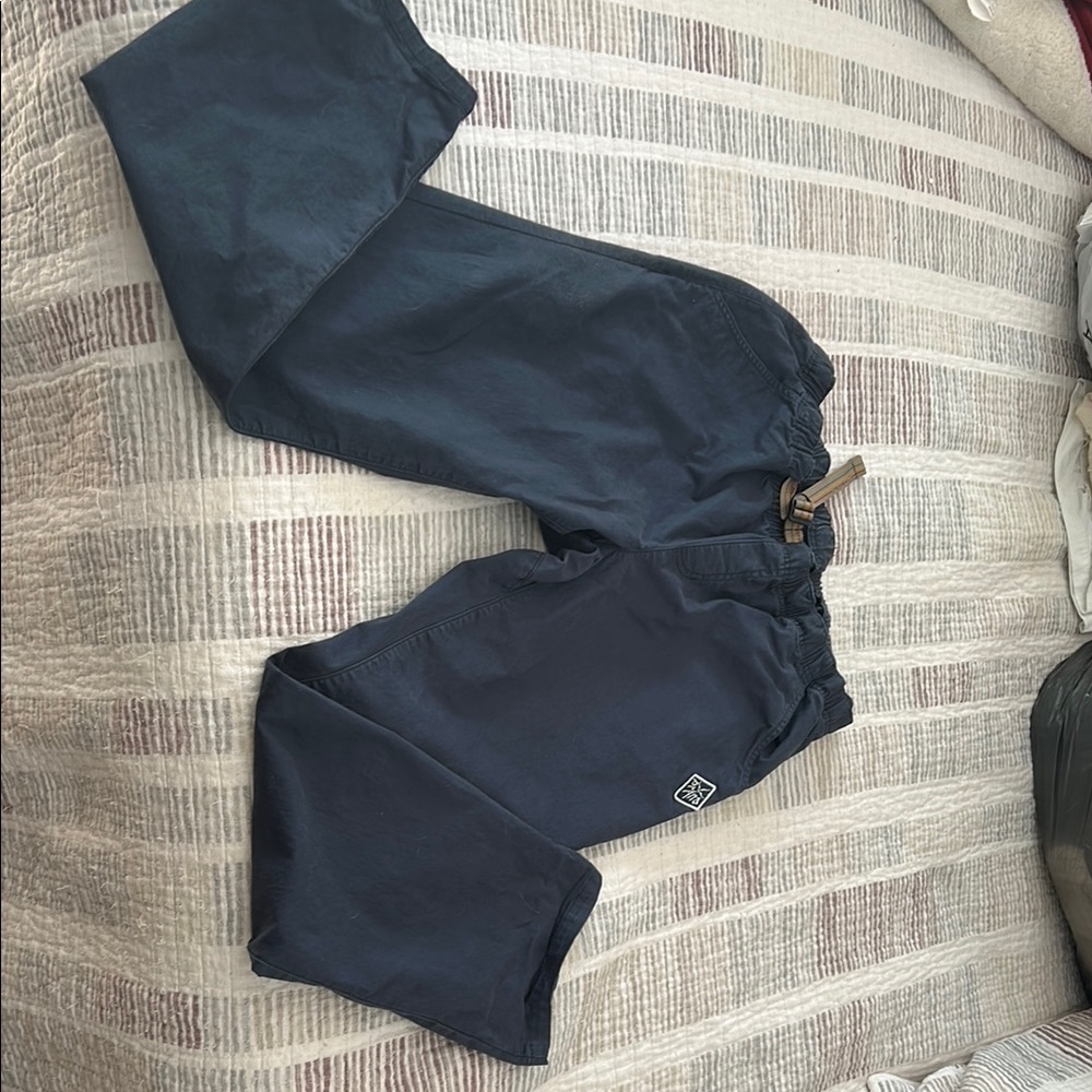 Navy Blue Casual Pants